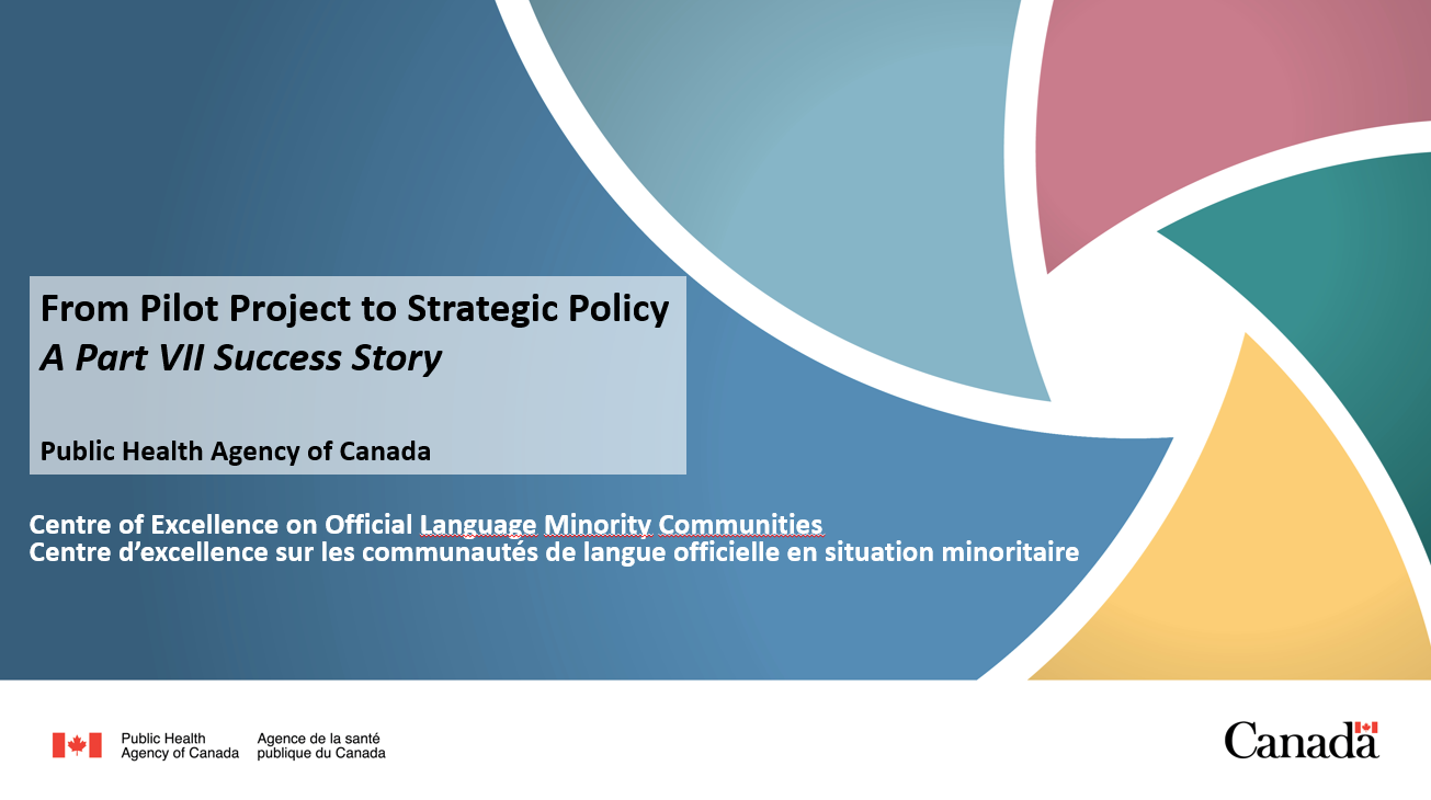 From Pilot Project to Strategic Policy: A Part VII Success Story