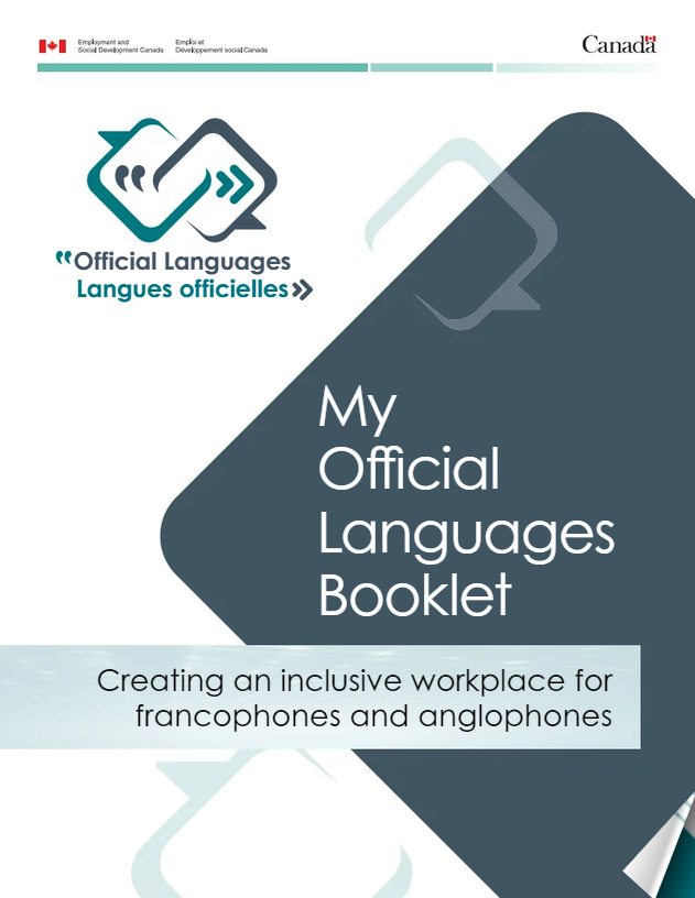 Image of the Official Languages Booklet initiative