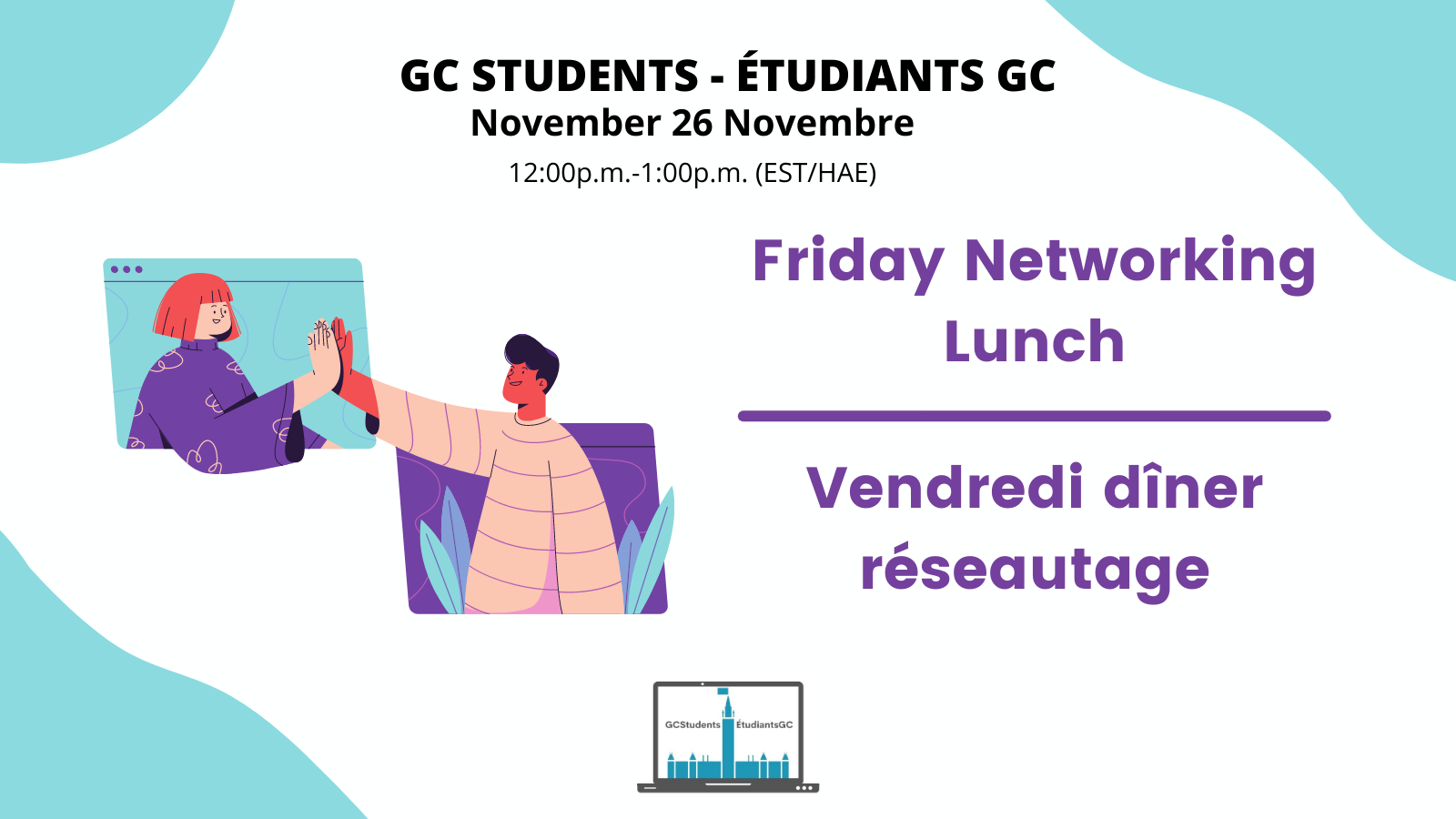 Friday Networking Lunch - Nov26 - Vendredi dîner réseautage