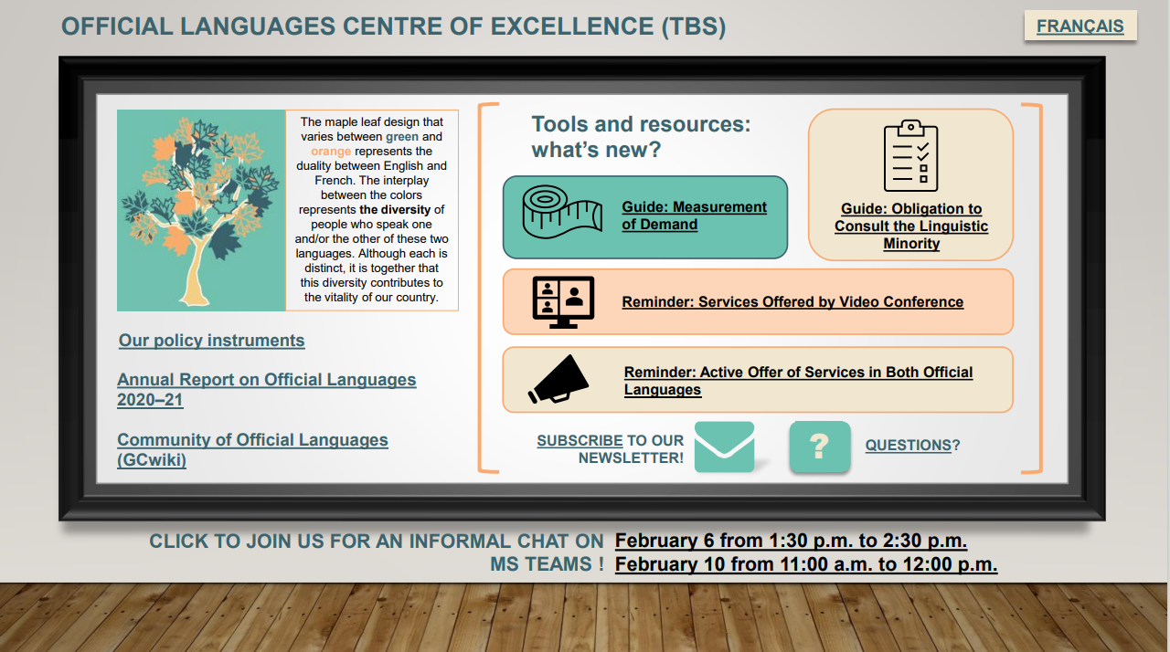 Official Languages Centre of Excellence