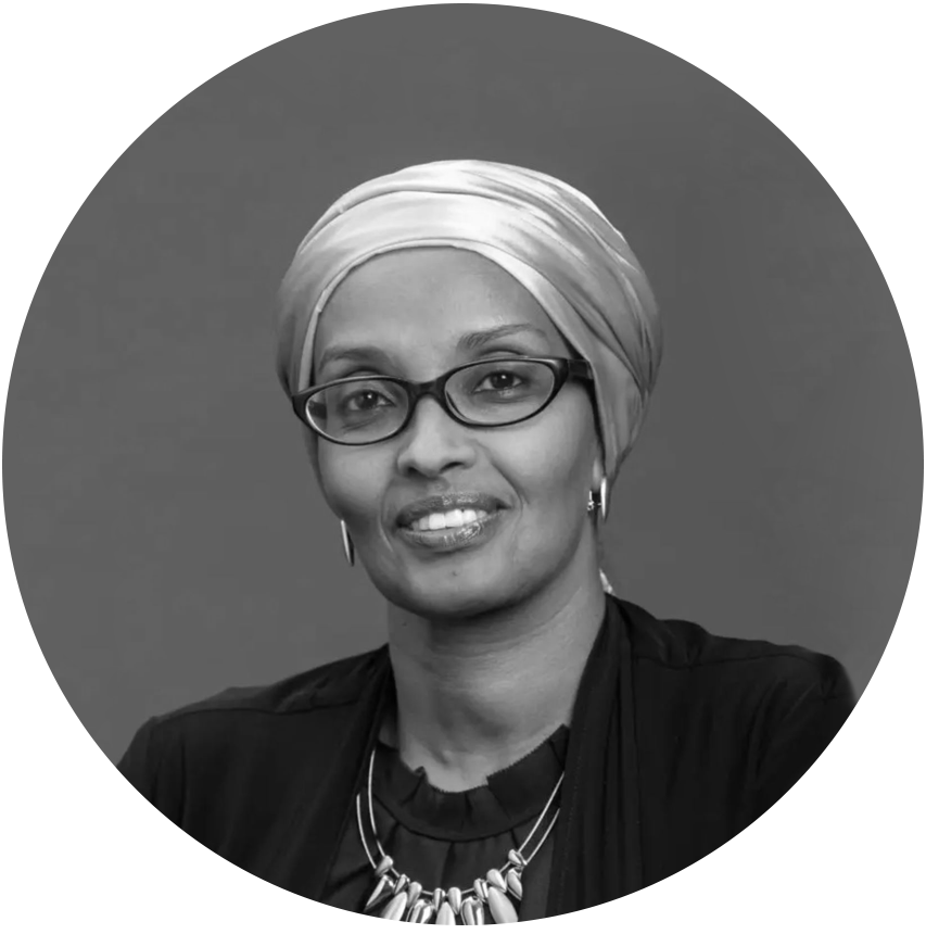 A black and white portrait of Roda Muse, Deputy Minister at Francophone Affairs, Ontario Government