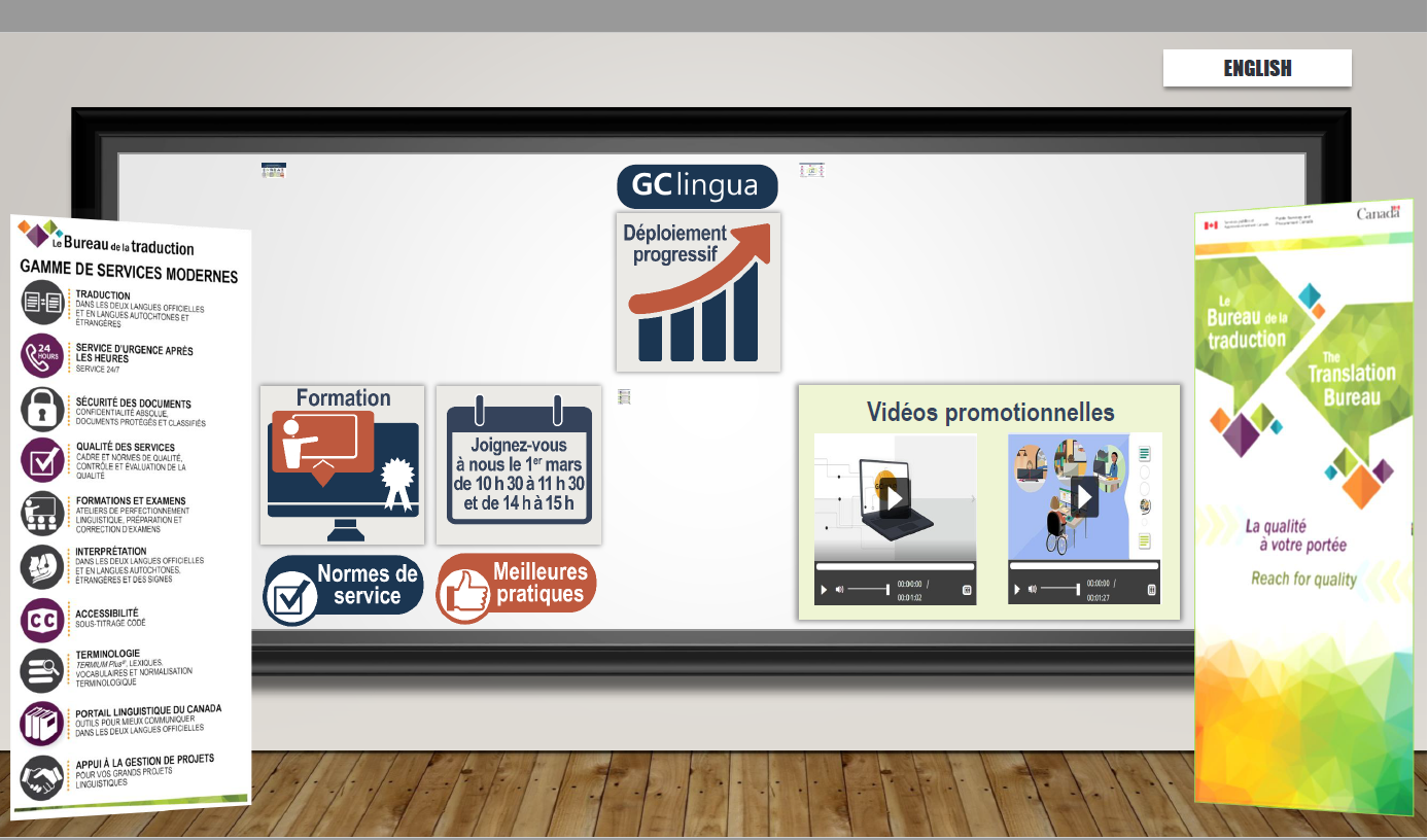 Kiosque virtuel du Bureau de la traduction