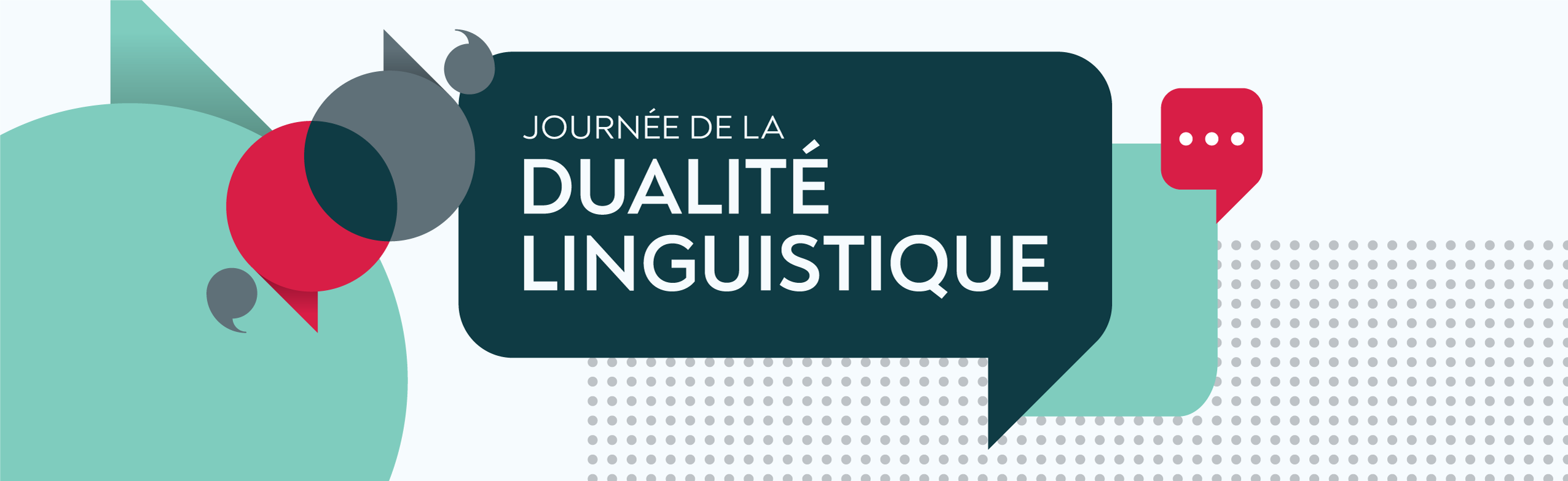 Bannière Journée de la dualité linguistique