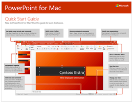 "PowerPoint : Quick Start Guide for Mac"