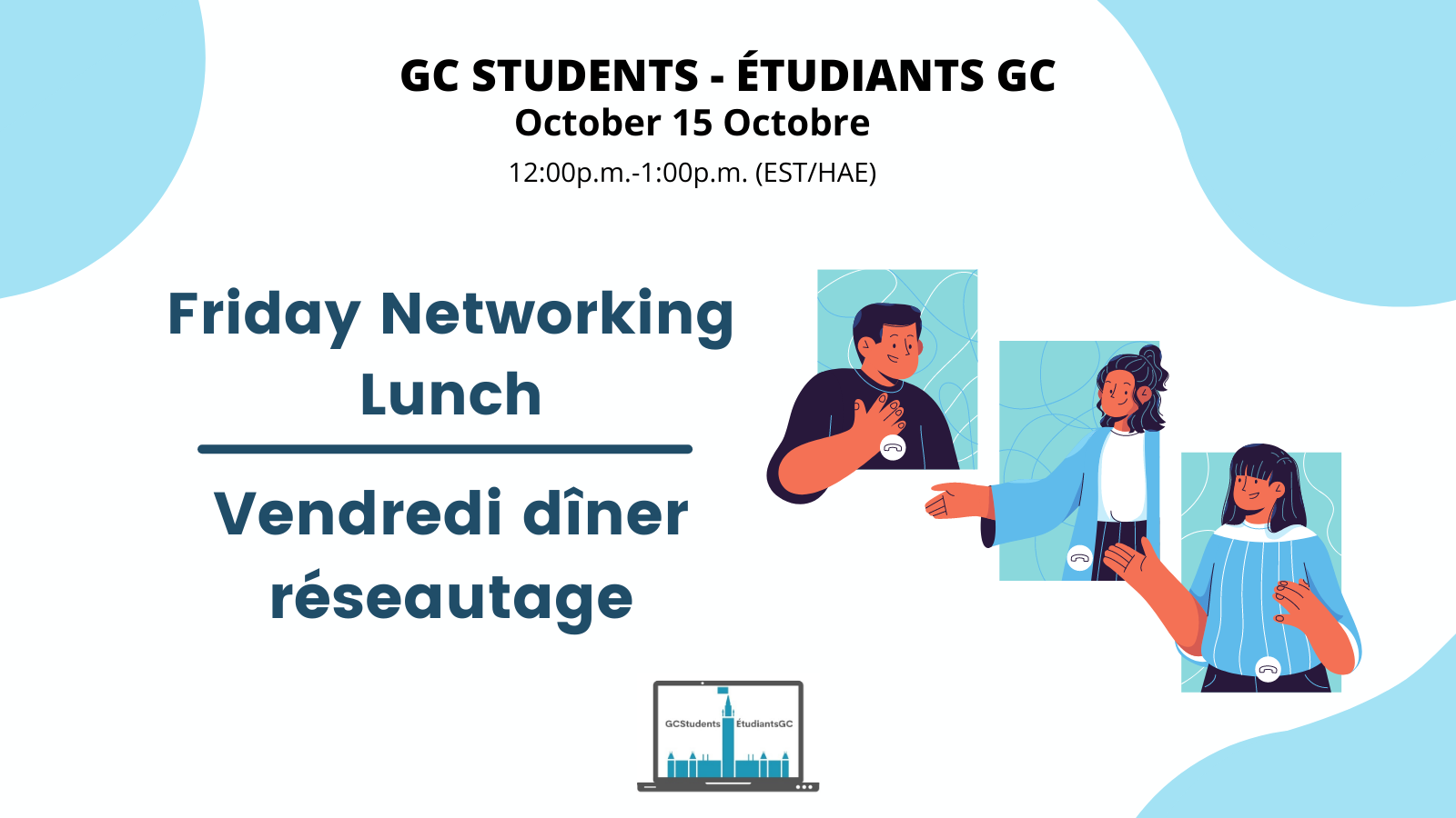 Friday Networking Lunch - Oct15 - Vendredi dîner réseautage